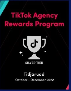 TikTok Agency Rewards Program · Silver Tier